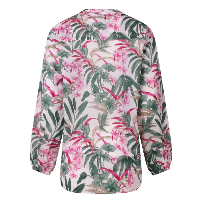 So Soire Jenny Z10546 blouses lange mouw fuchsia