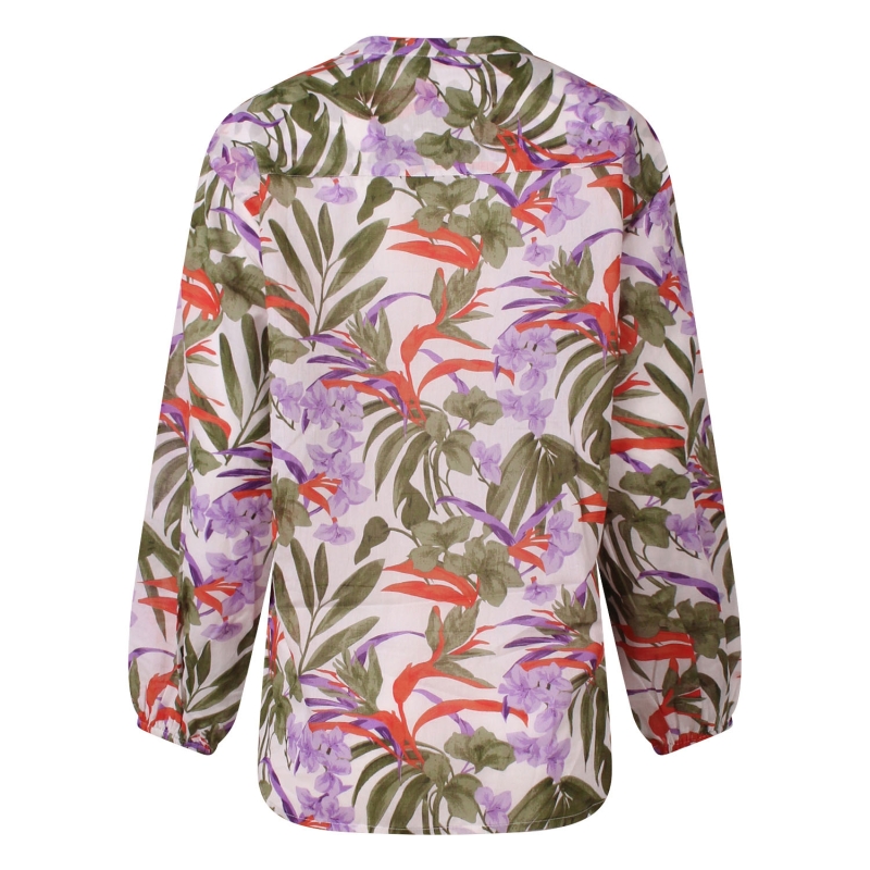 So Soire Jenny Z10546 blouses lange mouw Purple