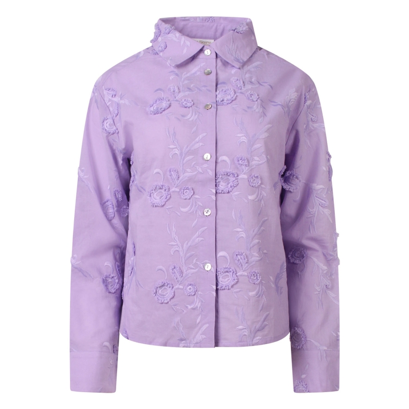 So Soire Sylvie Z10541 blouses lange mouw Lila