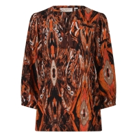 So Soire Wendy Z10551 blouses lange mouw Zand