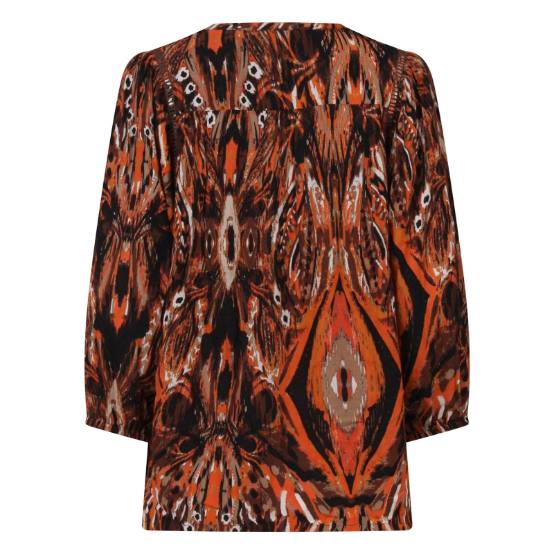 So Soire Wendy Z10551 blouses lange mouw Zand