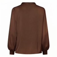 City Life 103469 W20025 blouses lange mouw Bruin donker