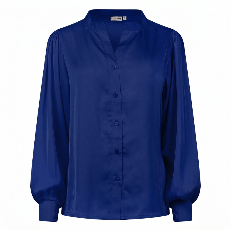 City Life 103469 W20025 blouses lange mouw Marine