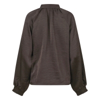 So Soire Brie W20510 blouses lange mouw Bruin donker
