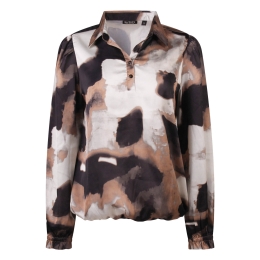 So Soire Catootje W20509 dames bloese lm Camel