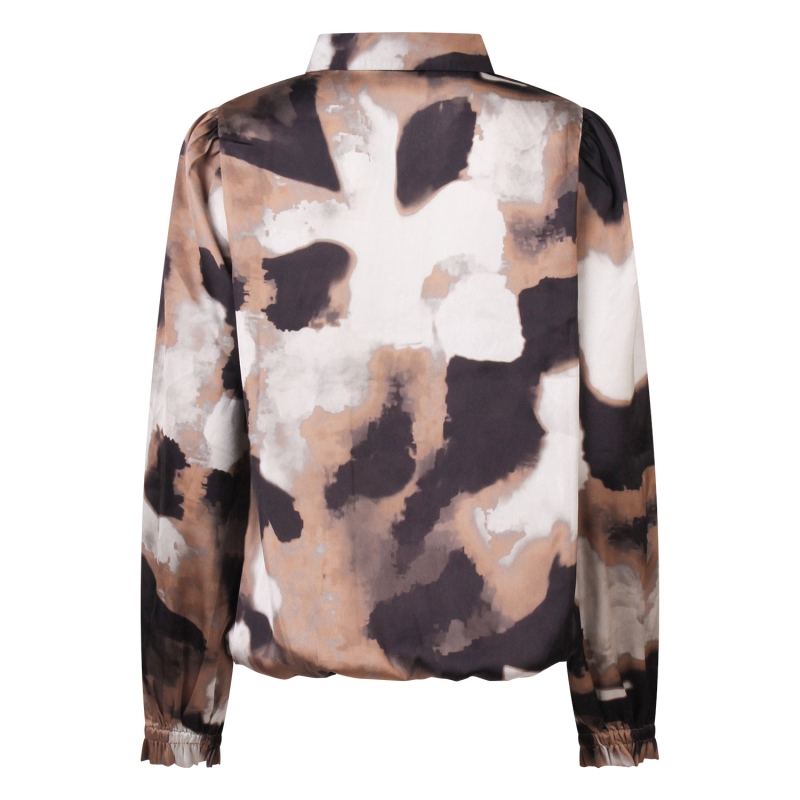 So Soire Catootje W20509 blouses lange mouw Camel