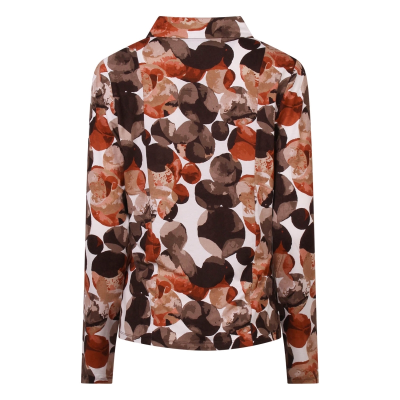 So Soire Marloes W20504 blouses lange mouw Bruin donker