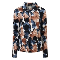 So Soire Marloes W20504 blouses lange mouw Blauw chambree