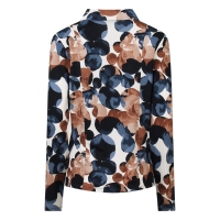 So Soire Marloes W20504 blouses lange mouw Blauw chambree