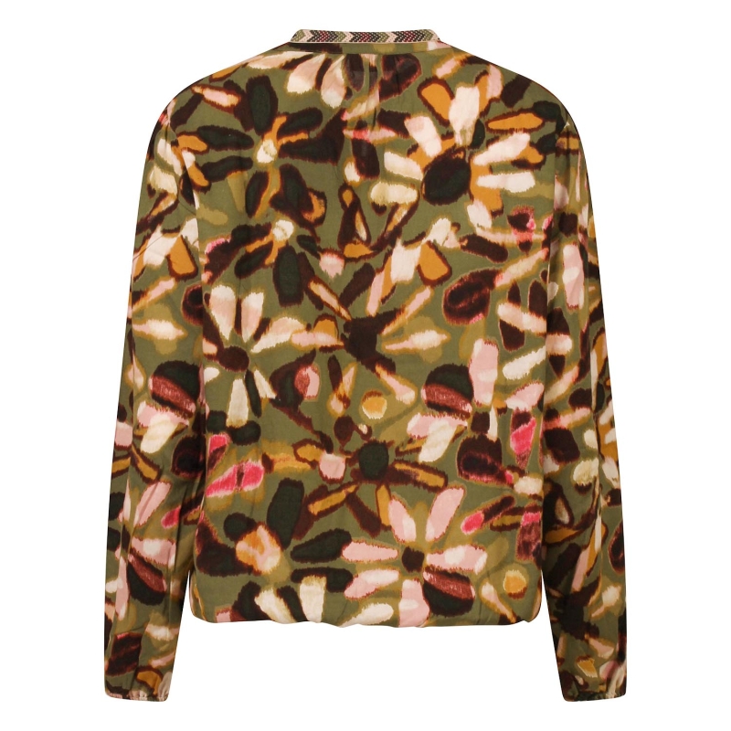 So Soire Tascha W20507 blouses lange mouw Army