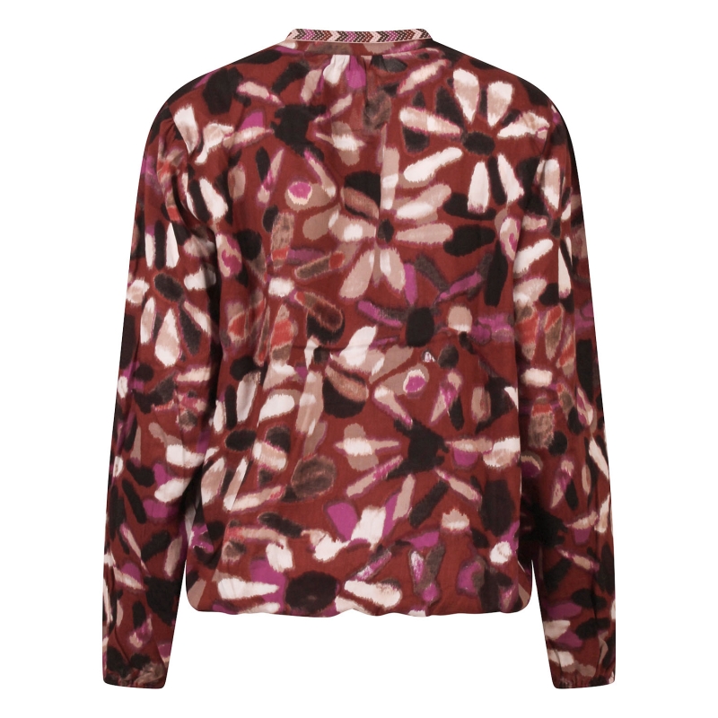 So Soire Tascha W20507 blouses lange mouw Roest