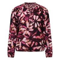 So Soire Tascha W20507 blouses lange mouw Wijnrood