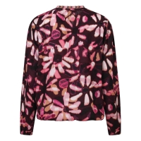 So Soire Tascha W20507 blouses lange mouw Wijnrood