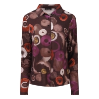 So Soire Toni W20505 blouses lange mouw Bruin donker
