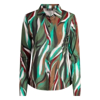 So Soire Zita W20506 blouses lange mouw Army