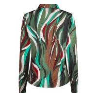 So Soire Zita W20506 blouses lange mouw Army