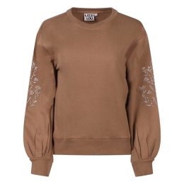 lizzi lou CX90917 W10426 dames sweatshirt Taupe