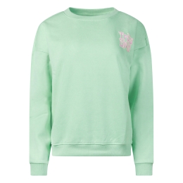 City Life 214105 Z10475 dames sweatshirt Groen licht