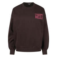 Lizzi Lou Cheryl W20456 sweatshirts Bruin donker