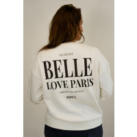 Lizzi Lou Cheryl W20456 sweatshirts Ecru