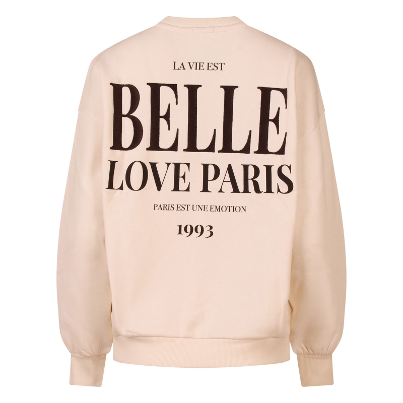 Lizzi Lou Cheryl W20456 sweatshirts Ecru