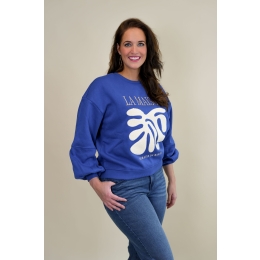 Lizzi Lou Claartje W20457 dames Sweatshirts Kobalt