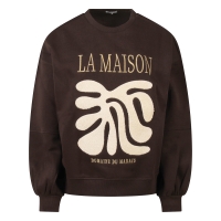 Lizzi Lou Claartje W20457 sweatshirts Bruin donker