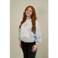 Lizzi Lou Claartje W20457 sweatshirts Mid grey melee
