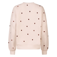 Lizzi Lou Heart W20458 sweatshirts Ecru