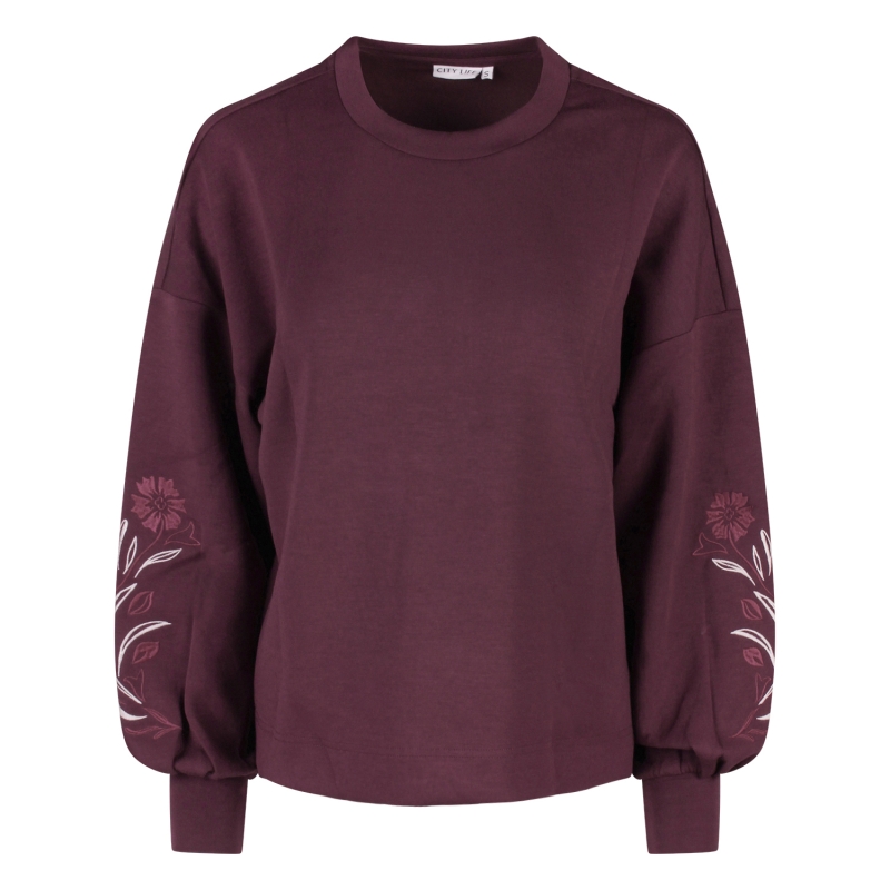 City Life 213888 W20435 sweatshirts Bordeaux