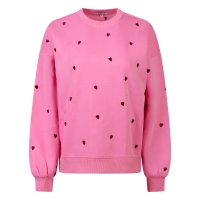 Lizzi Lou Heart W20458 sweatshirts pink