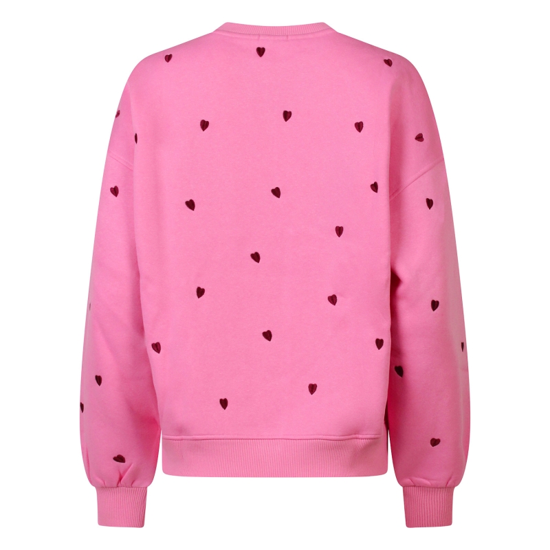 Lizzi Lou Heart W20458 sweatshirts pink