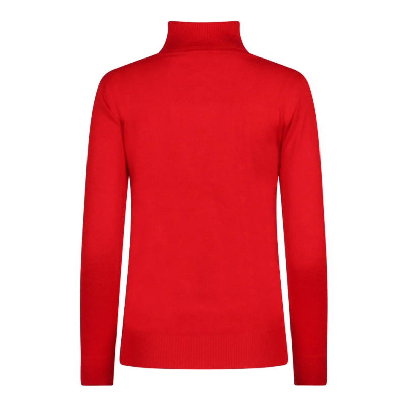 City Life 300605 W10382 pullover Rood