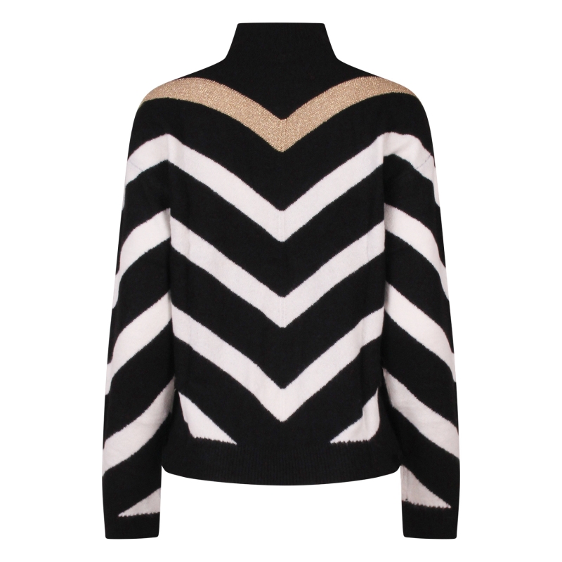 City Life 304468 W10387 pullover Zwart