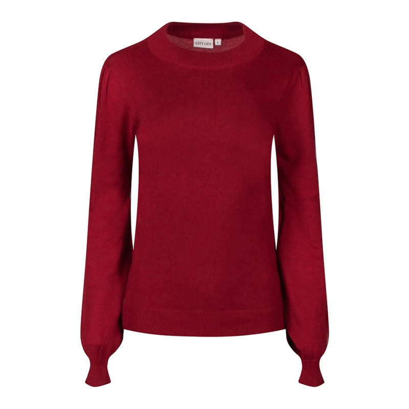 City Life 304519 W10383 pullover Bordeaux