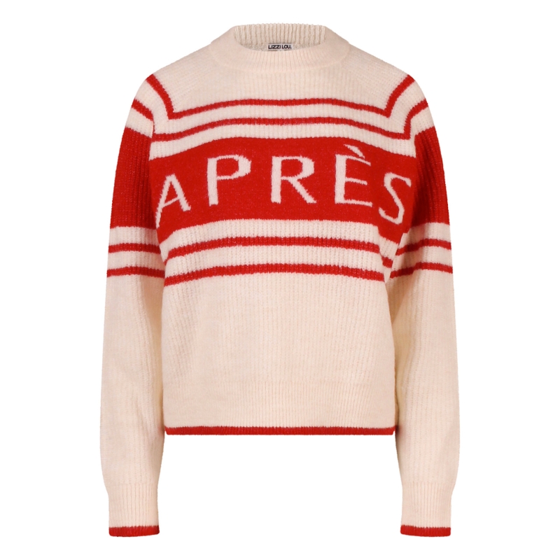 lizzi lou Bo W10413 pullover Rood