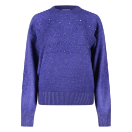 City Life Evie W10404 dames Dames pullover Kobalt