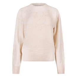 City Life Evie W10404 dames pullover Ecru melee