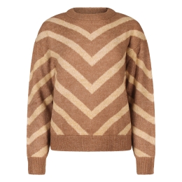 lizzi lou Monni W10409 dames Dames pullover Taupe