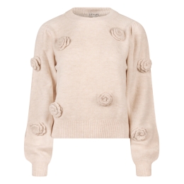 City Life Sofie W10403 dames pullover Zand