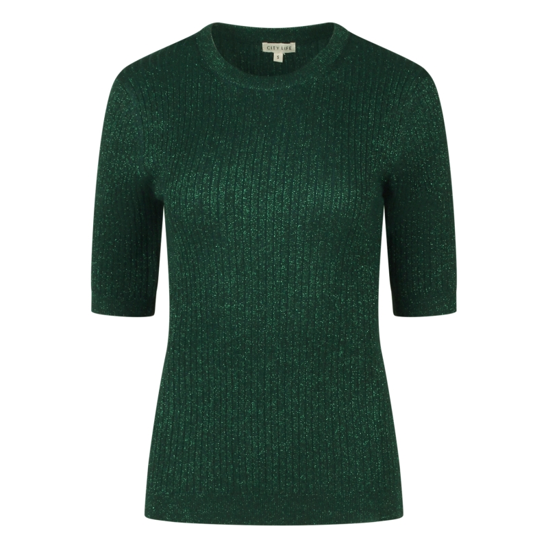 City Life CX02613 W10420 pullover Groen
