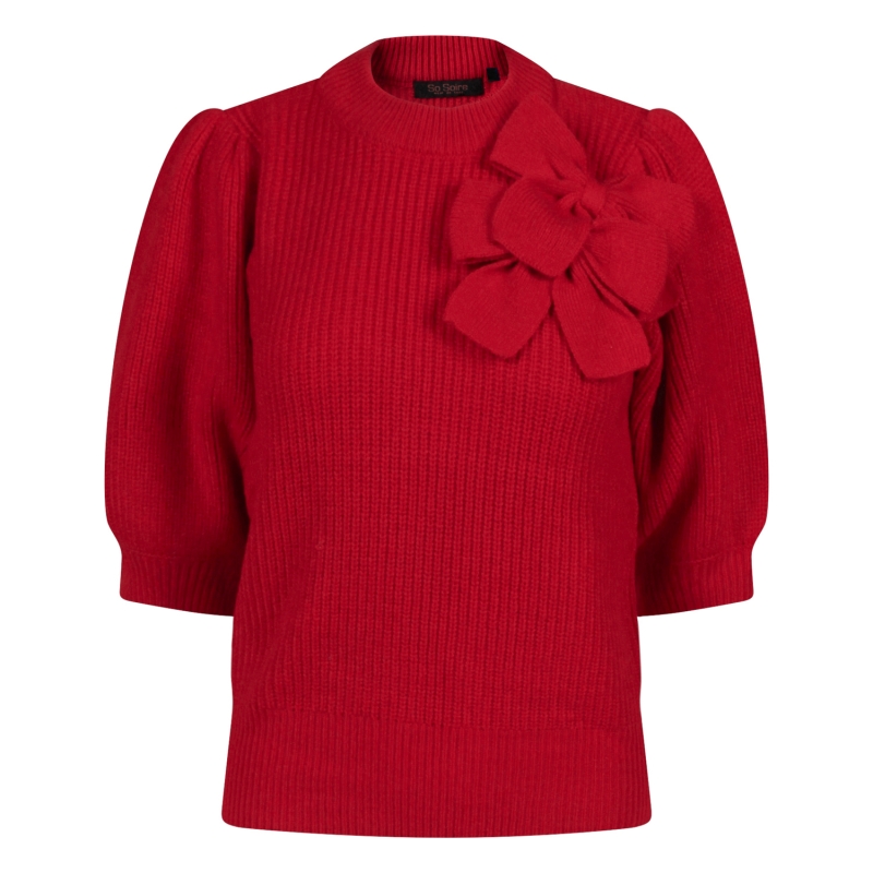 So Soire Irma W10597 pullover Rood