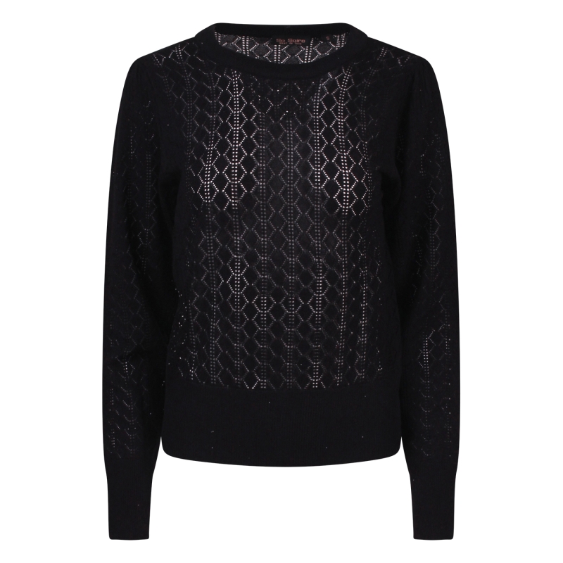 So Soire Kim W10594 pullover Zwart