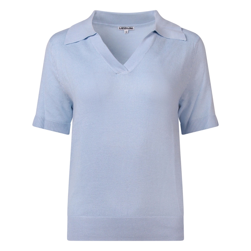 lizzi lou Barbara Z10489 pullover Blauw licht