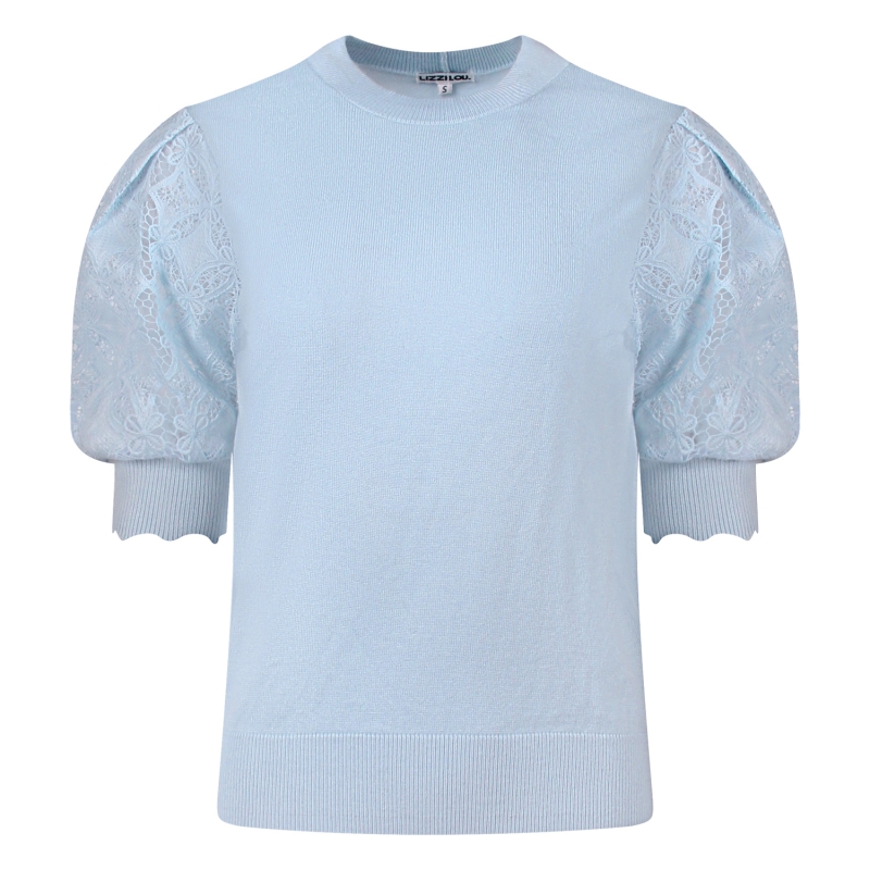 lizzi lou Bibi Z10486 pullover Blauw licht