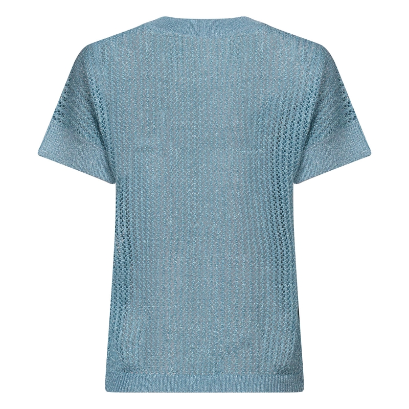 lizzi lou Keet Z10488 pullover Blauw licht