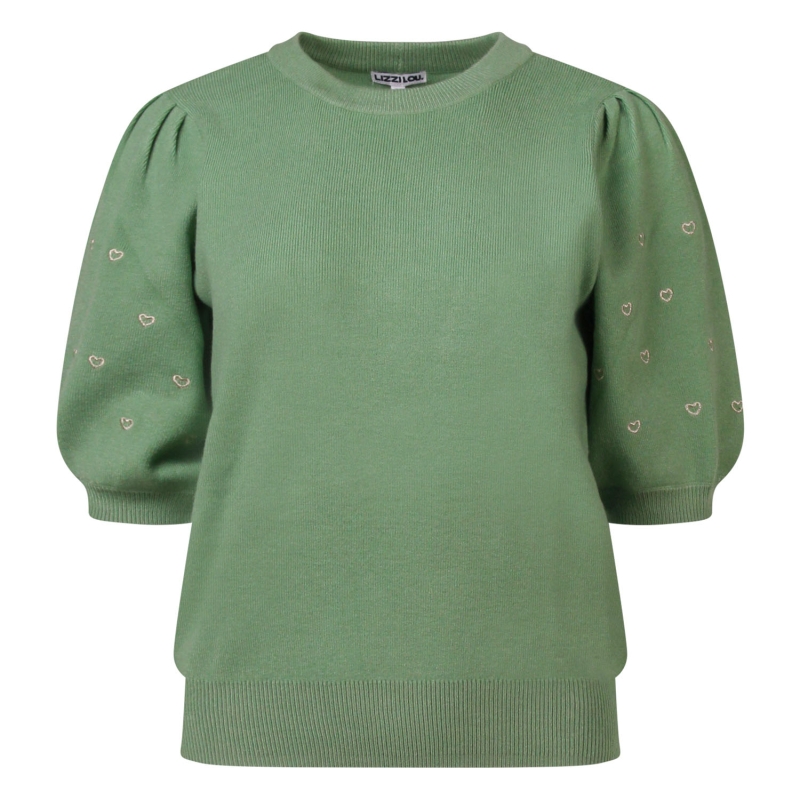 lizzi lou Lotti Z10479 pullover Groen mos