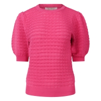 So Soire Kim Z10532 pullover fuchsia