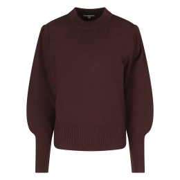 City Life Dani W20447 dames Pullovers Bruin donker