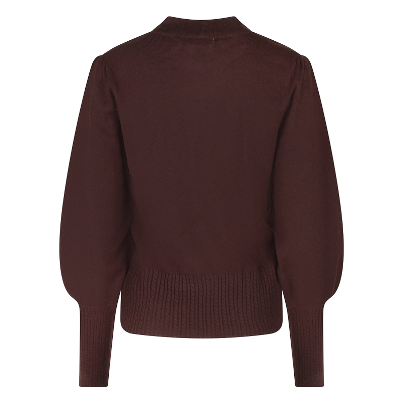 City Life Dani W20447 pullover Bruin donker